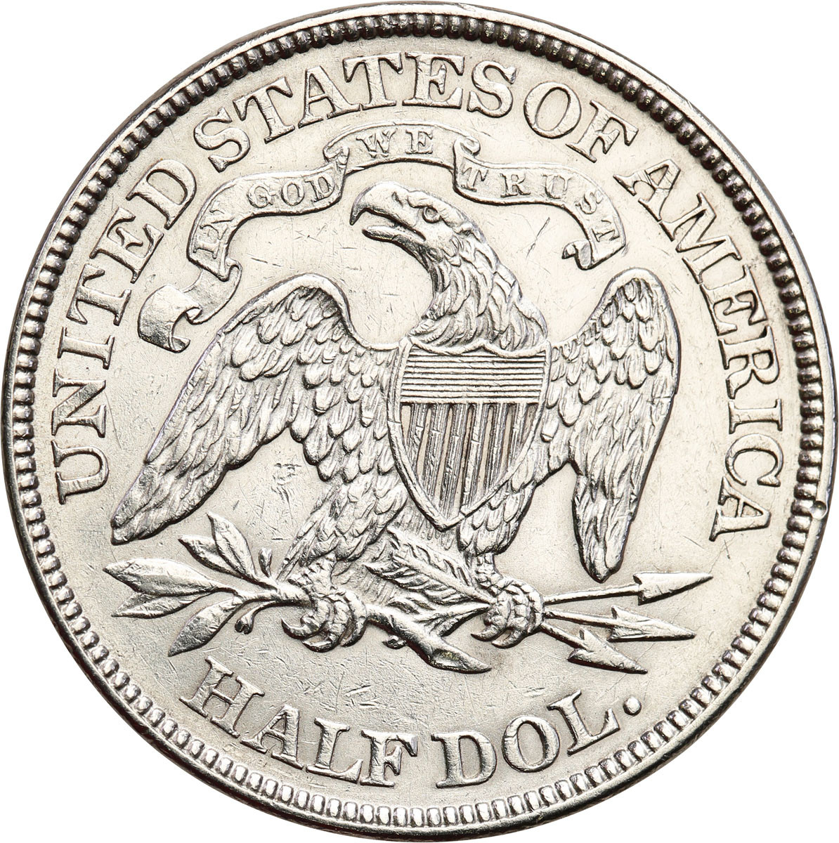 USA. 50 centów 1872, Filadelfia - Rzadkie